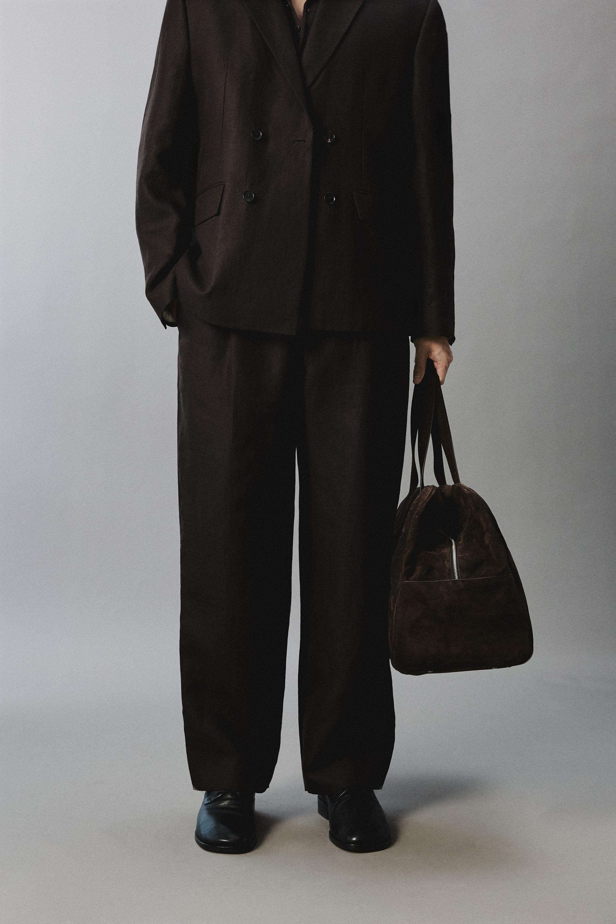 100% LINEN SUIT PANTS